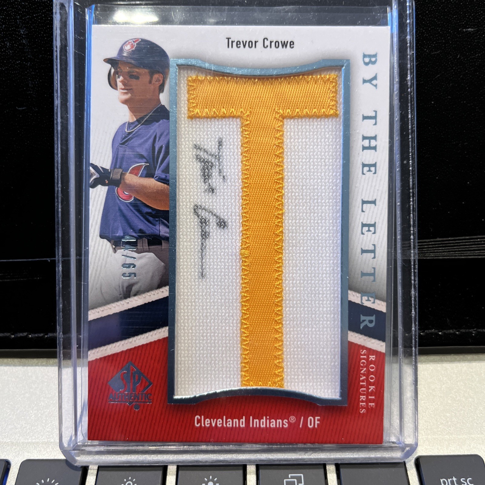 2008 SP Trevor Crowe Letter “T” Auto 65