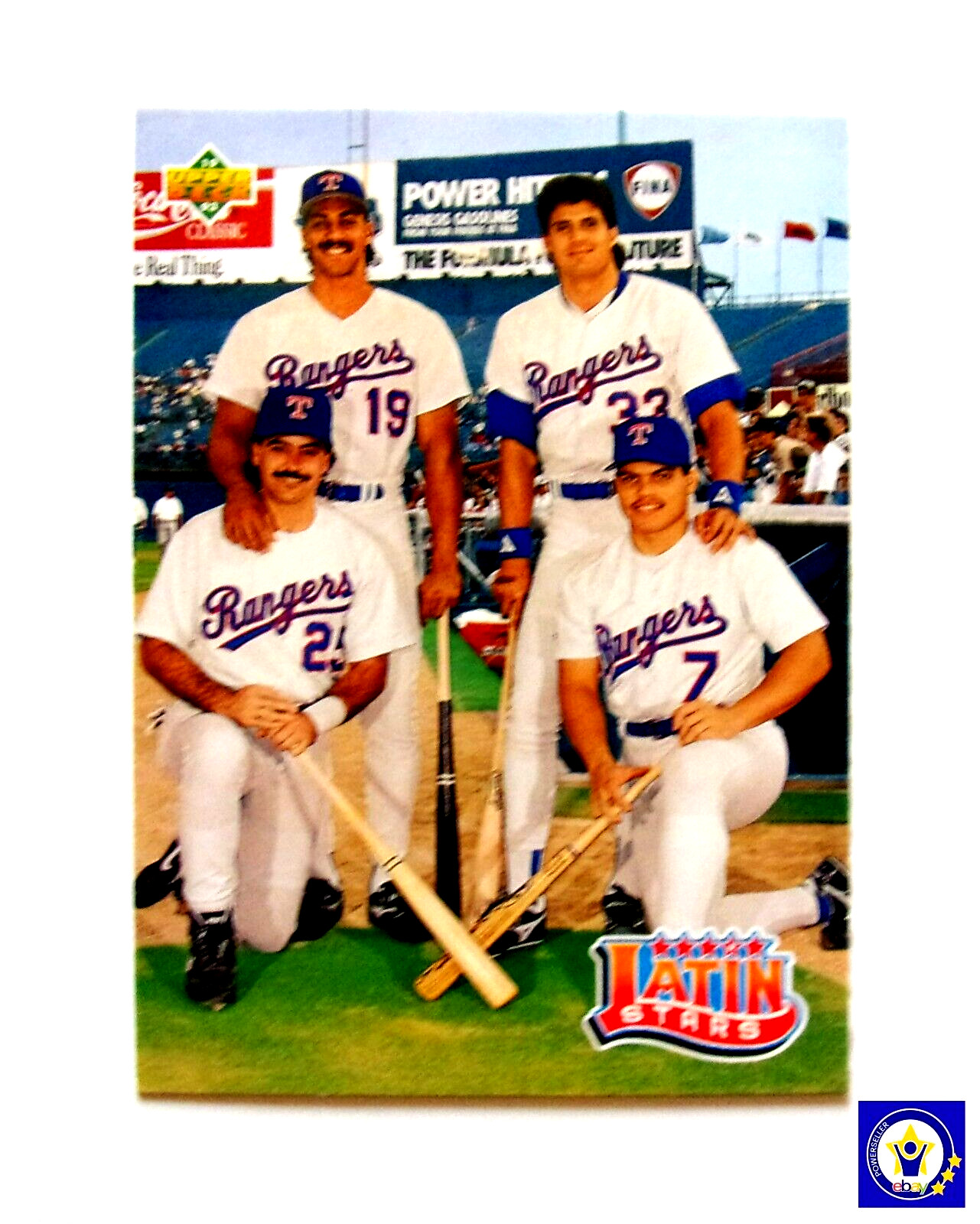 1992 Upper Deck Baseball Card #52 Latin Stars Ivan Rodriguez Palmeiro Gonzalez