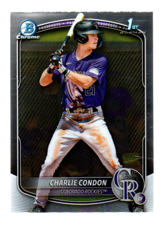 2025 BOWMAN CHROME PROSPECTS SINGLES #1 THRU #150***YOU PICK***