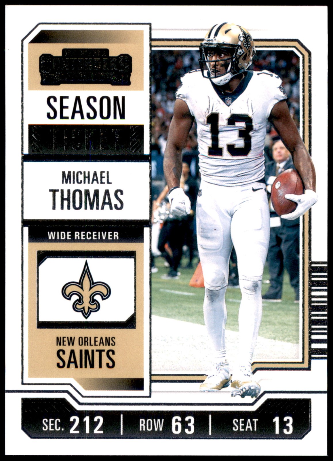 Michael Thomas 2023 Panini Contenders New Orleans Saints #74