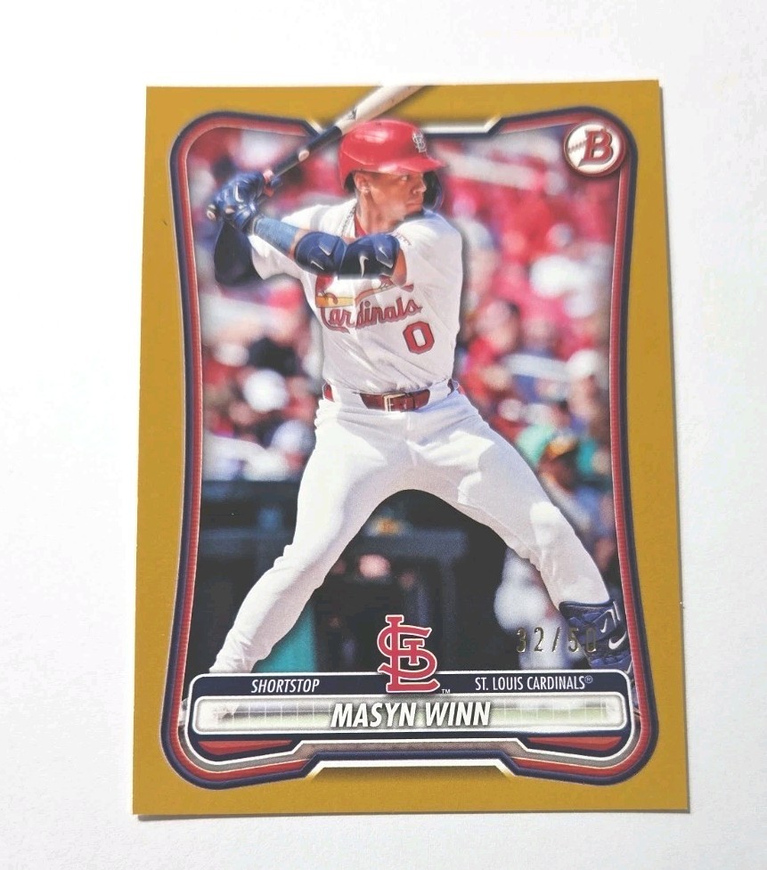 2026 Bowman Gold Parallel /50 Masyn Winn (CARDINALS) !