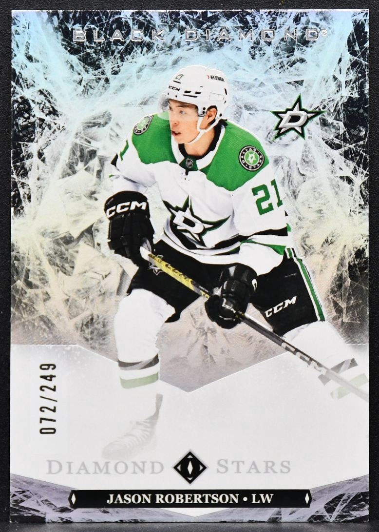 2024-25 Upper Deck Black Diamond Stars Jason Robertson BDS-JR 072/249 6100