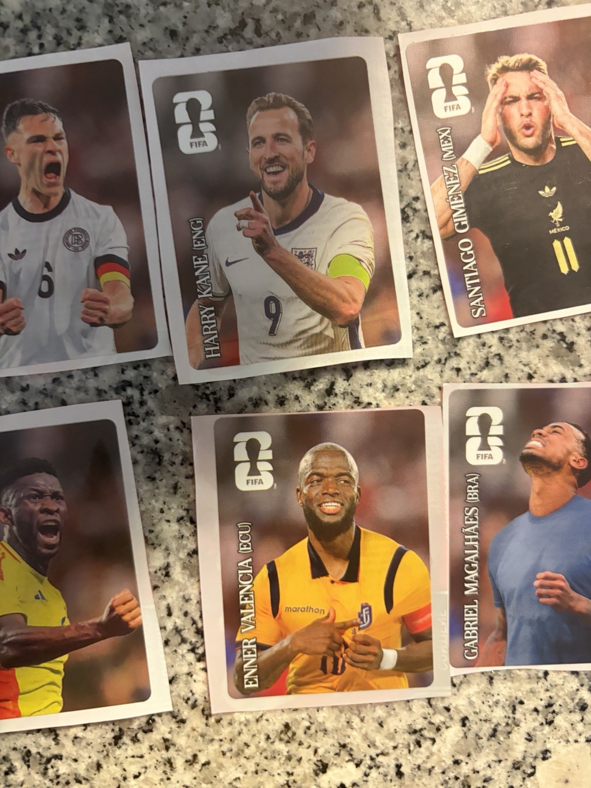 Panini FIFA World Cup 2026 Coca-Cola Complete 14 Sticker Set Rare LATAM Version