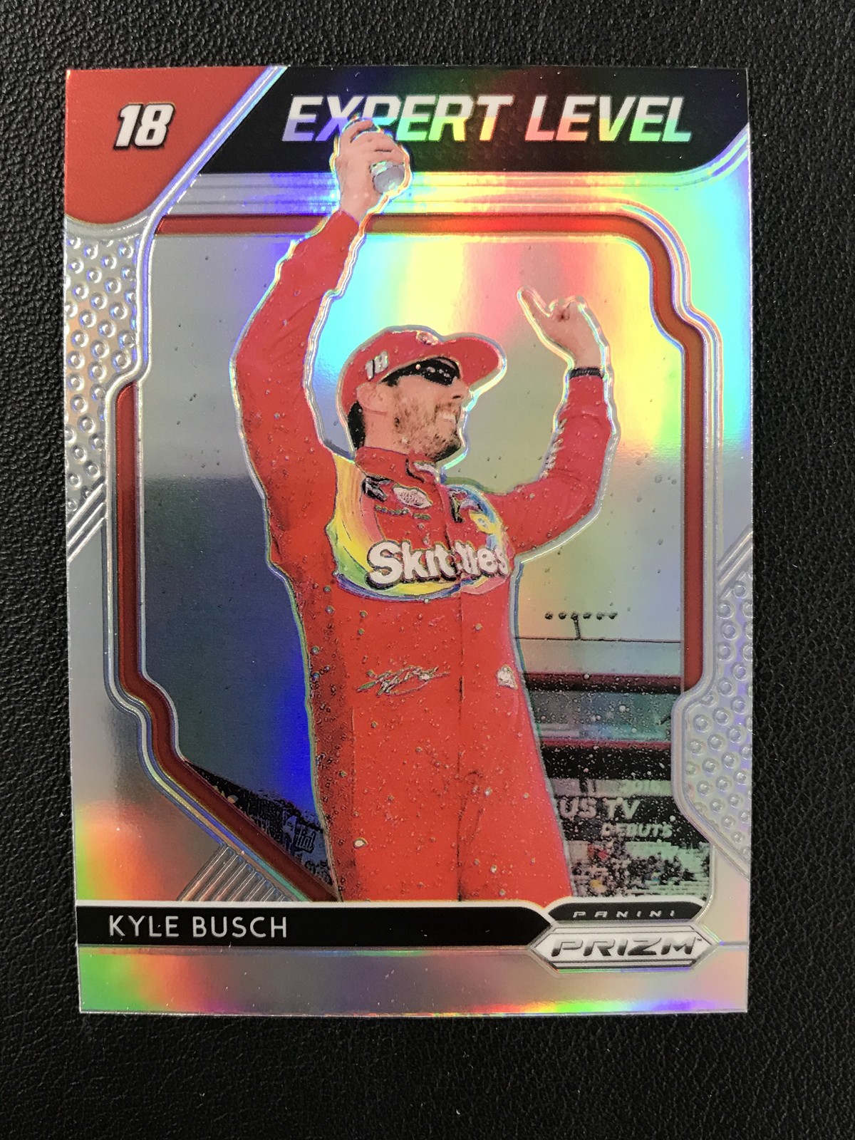 2019 Panini Prizm #EL-4 Kyle Busch Joe Gibbs Racing Expert Level Prizm