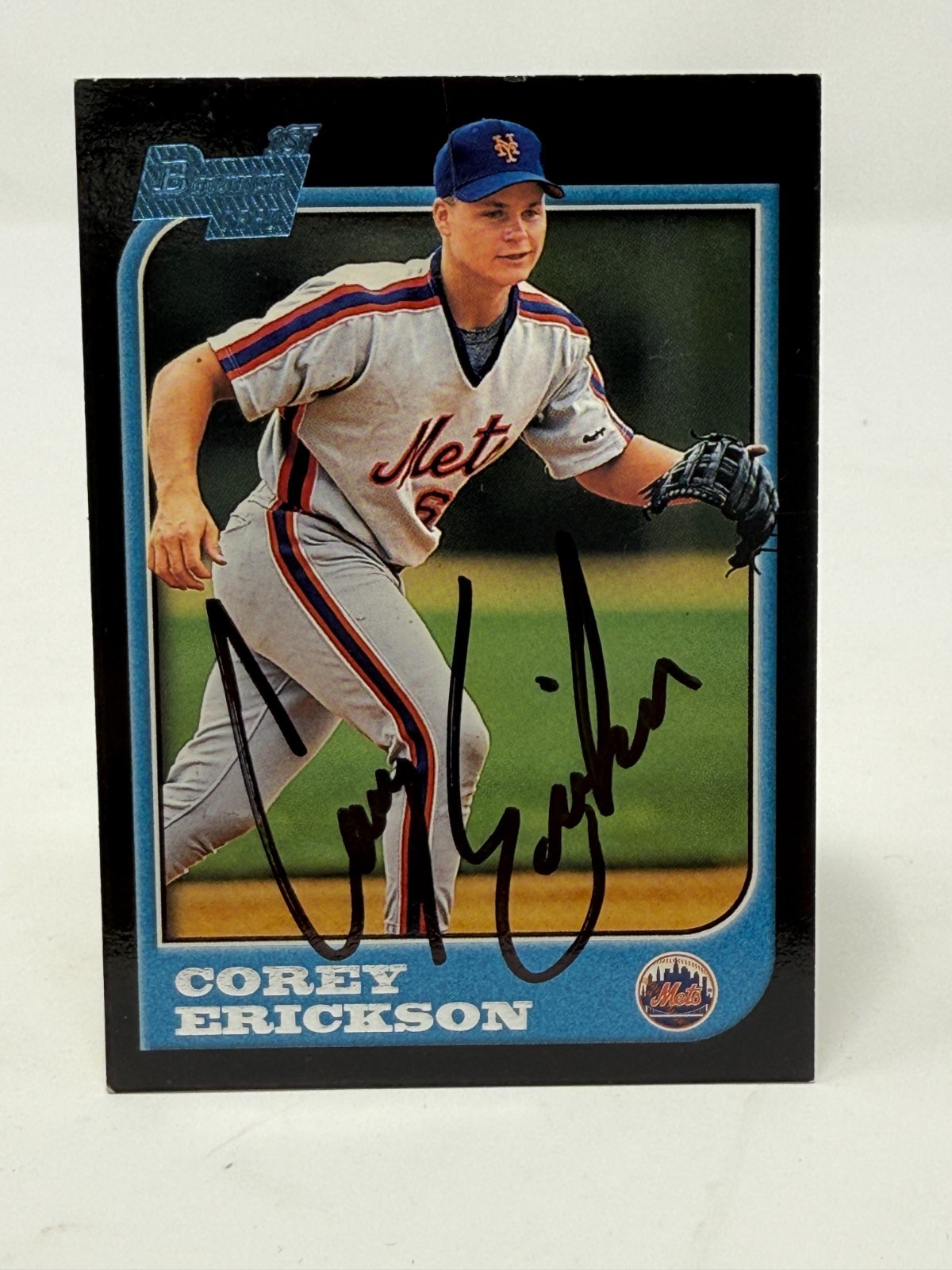 Corey Erickson signed 1997 Bowman 1st Rookie #380