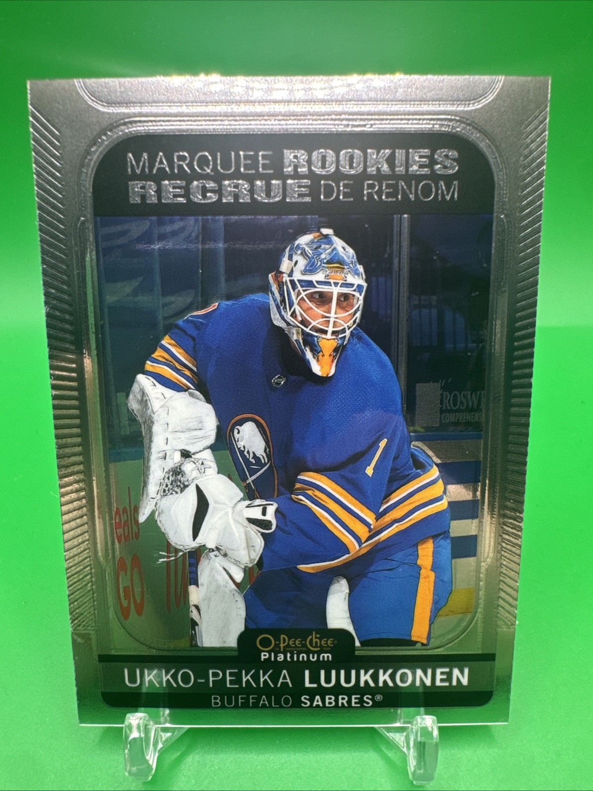 2021-22 OPC Platinum UKKO-PEKKA LUUKKONEN Marquee Rookies #215 Buffalo SABRES