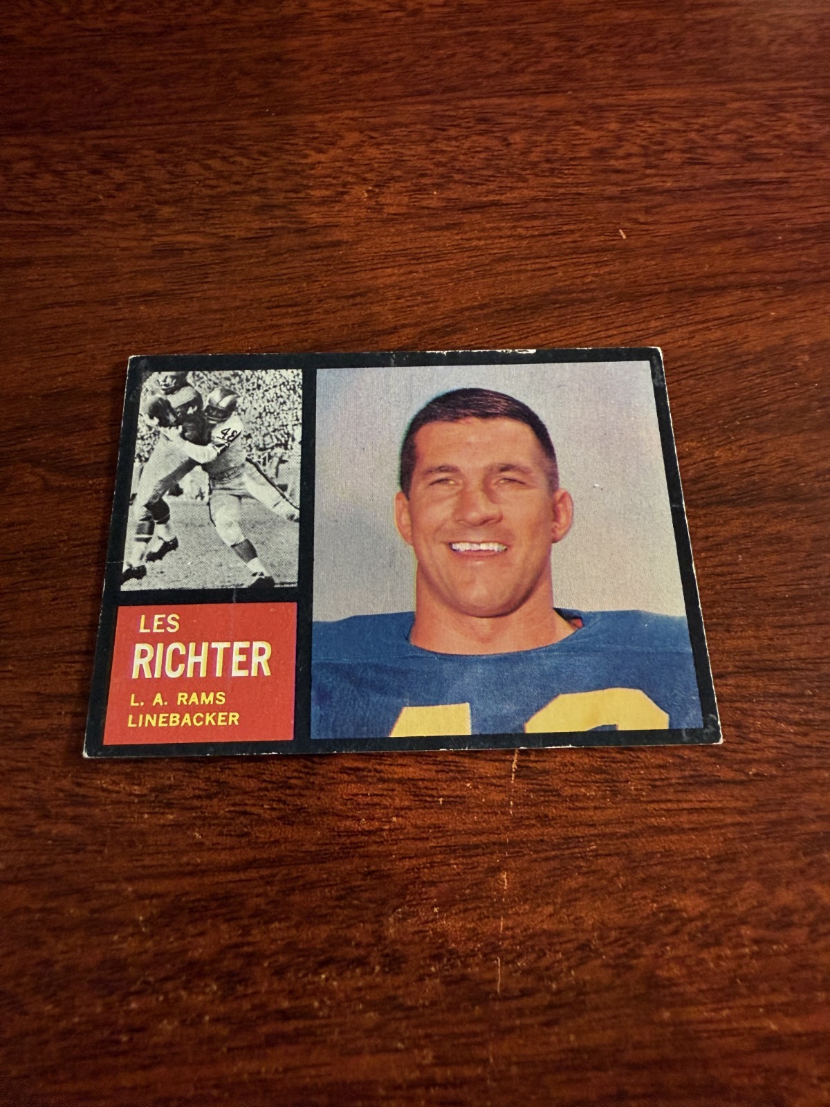 1962 Topps #86 Les Richter. VG