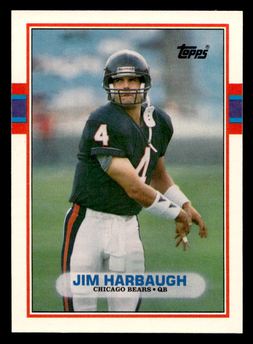 1989 Topps Traded #91T Jim Harbaugh Rookie Card RC