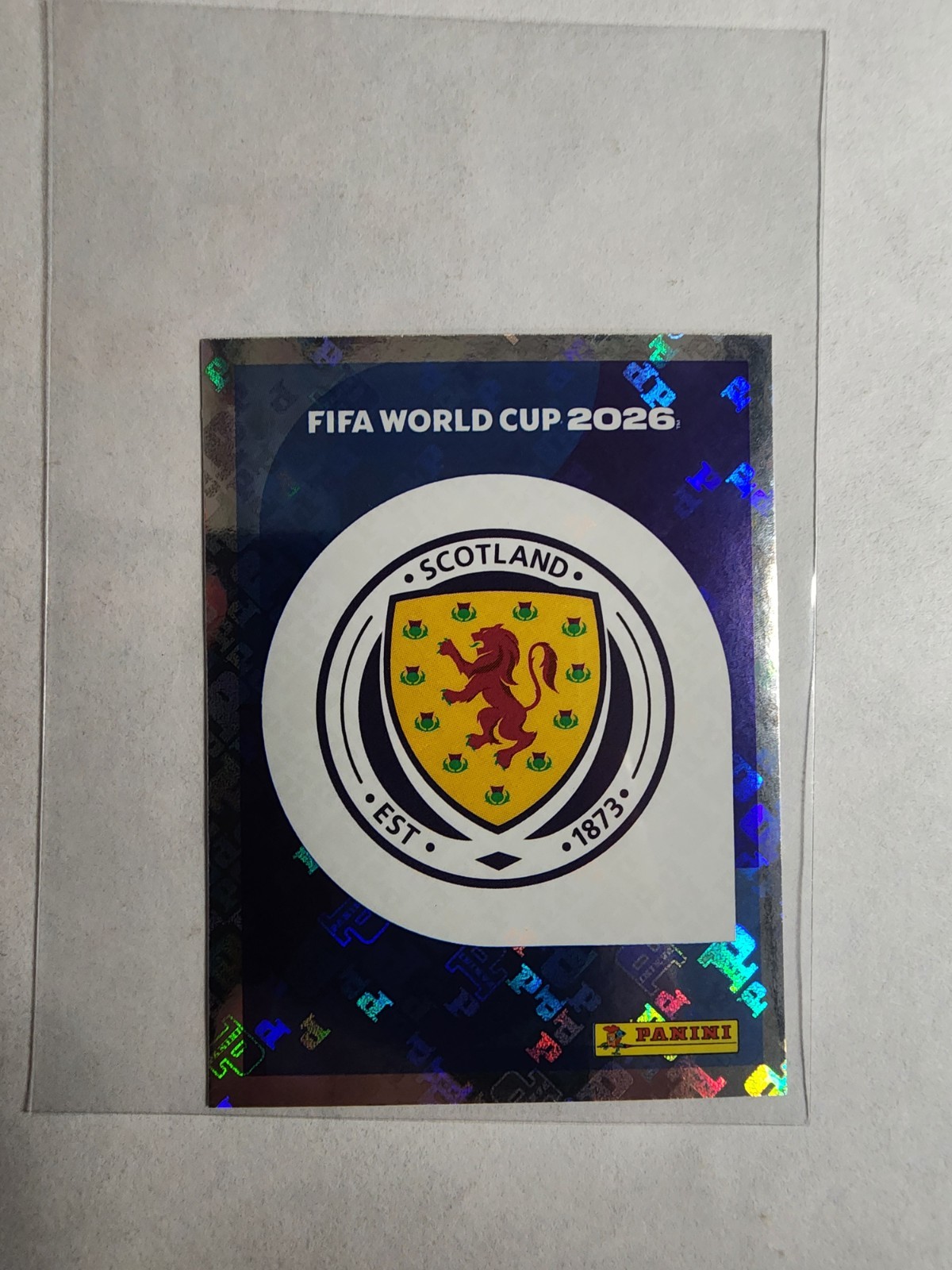 2026 Panini Fifa World Cup 26 – Scotland #SCO 1 – Team Logo Foil Sticker
