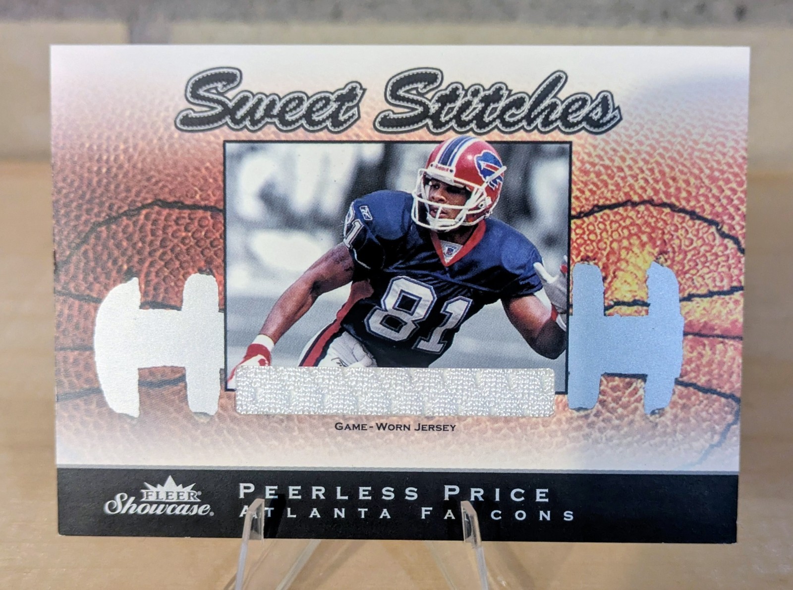 2003 Fleer Showcase – Sweet Stitches Peerless Price #SS-PP Jerseys /899 (MEM)