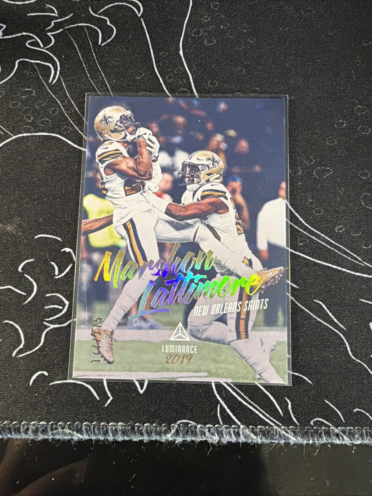 2019 PANINI LUMINANCE GOLD MARSHON LATTIMORE /275 NEW ORLEANS SAINTS