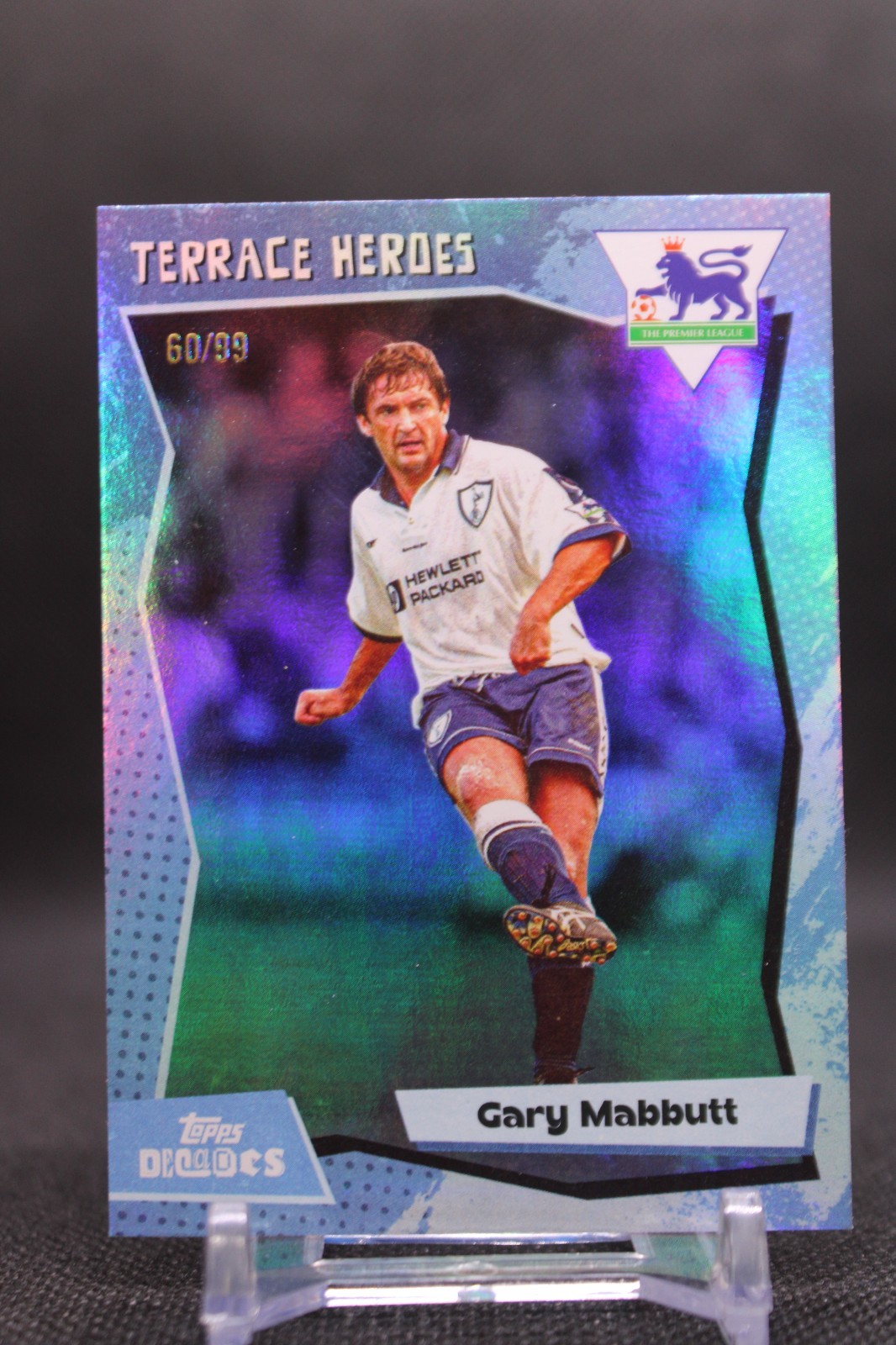 Gary Mabbutt Topps Decades Premier League 1990s SN/99 Tottenham Hotspur