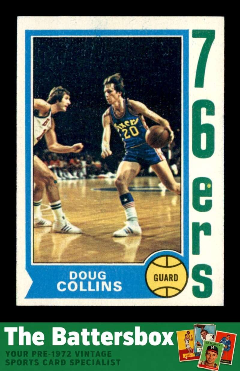 1974 Topps #129 Doug Collins RC NM+ X3772515