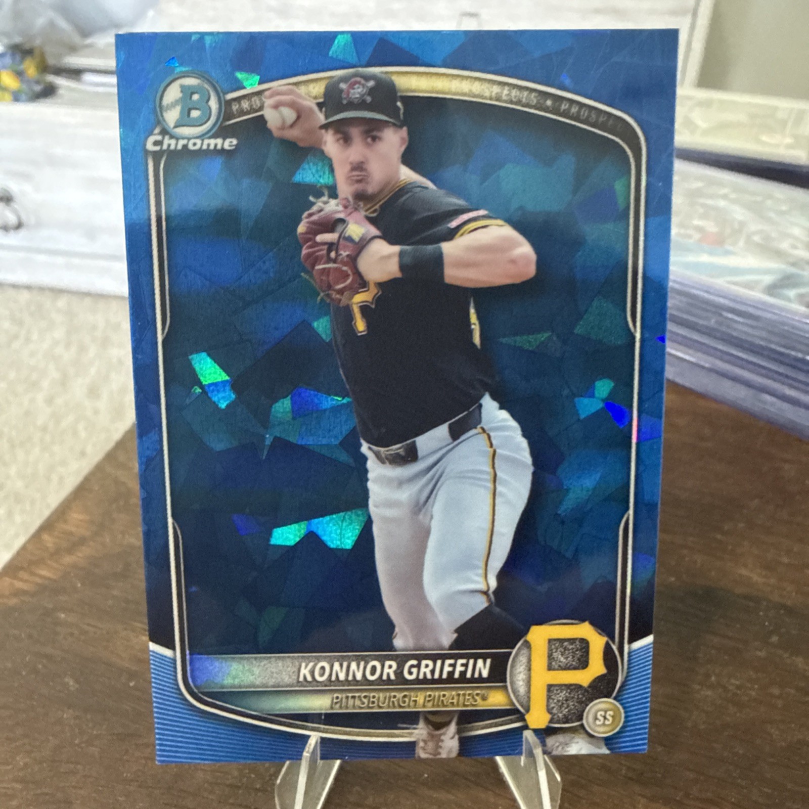 Topps Bowman Sapphire Konnor Griffin Pittsburgh Pirates Chrome Prospects BCP-86