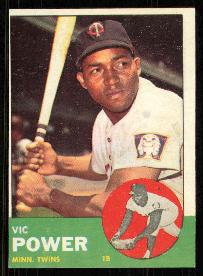 1963 Topps #40 VIC POWER Minnesota Twins EX