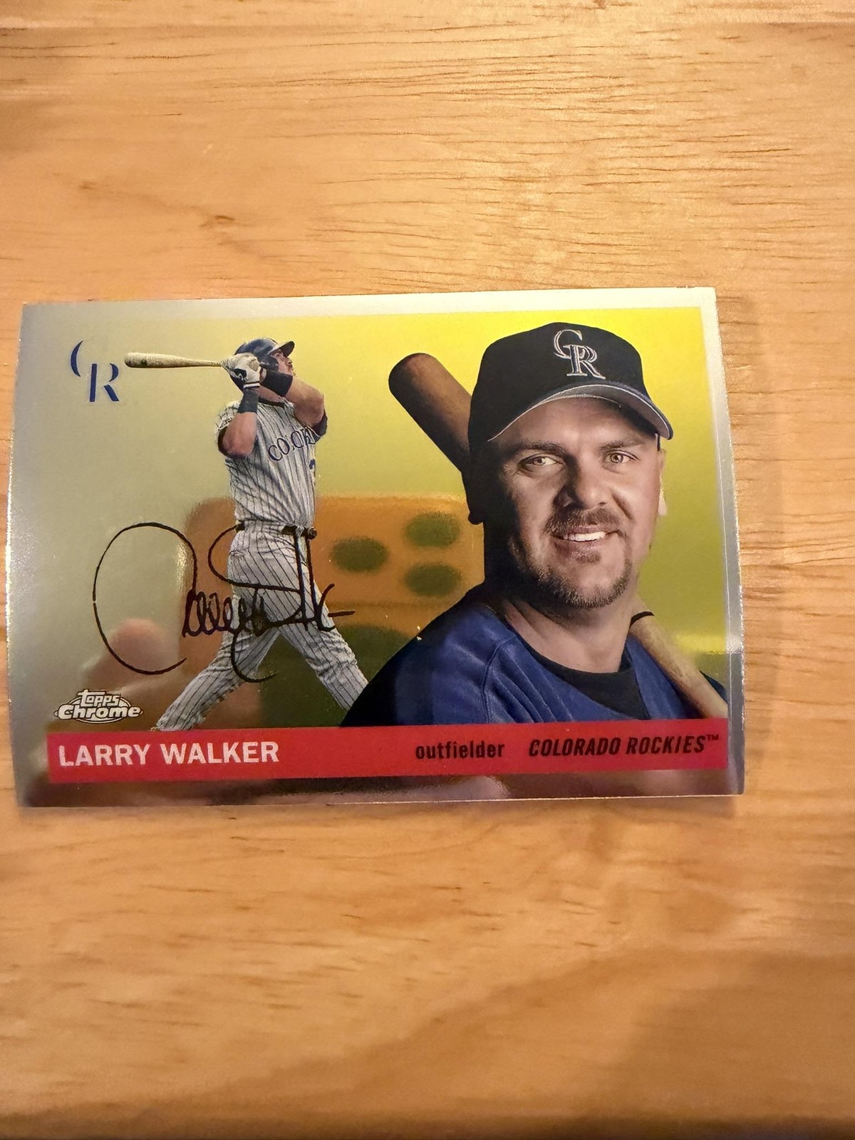 2025 Topps Chrome Platinum #428 Larry Walker Topps Refractors #/499