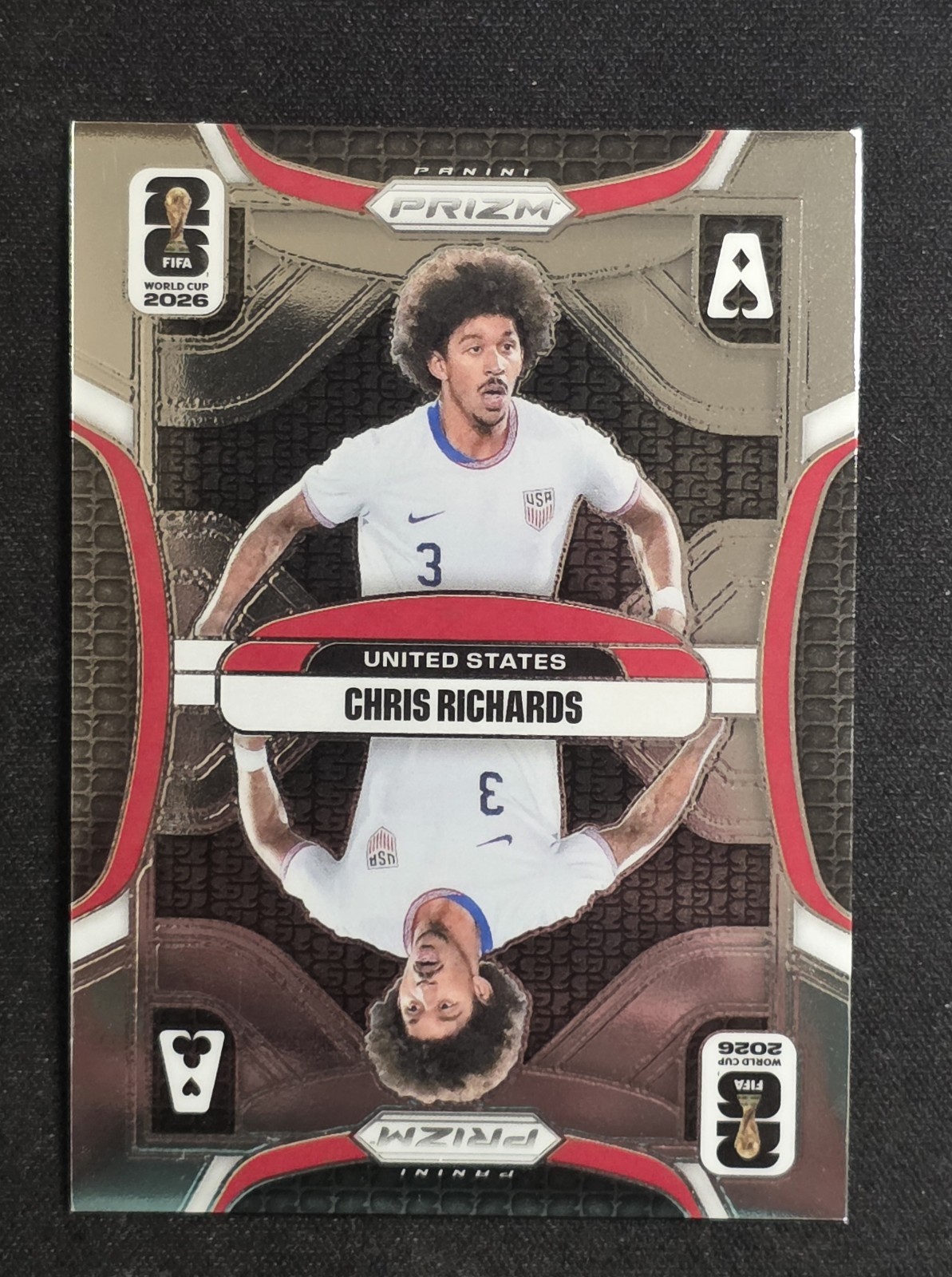 2026 Panini Prizm FIFA World Cup CHRIS RICHARDS Base Aces No. 10 United States
