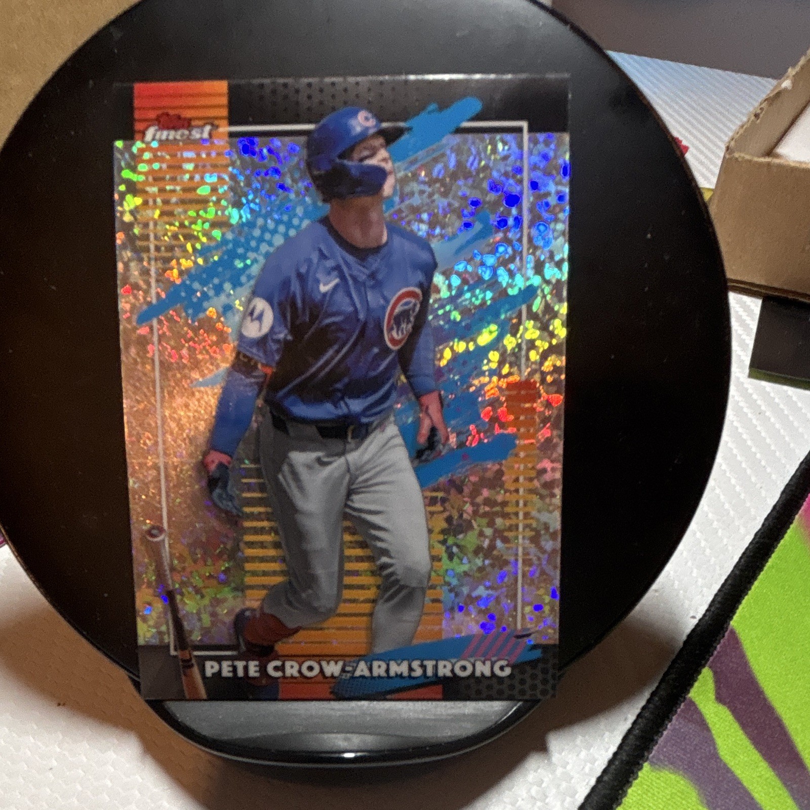 2026 Topps Finest – Pete Crow-Armstrong #189 UNCOMMON MINI DIAMOND Chicago Cubs