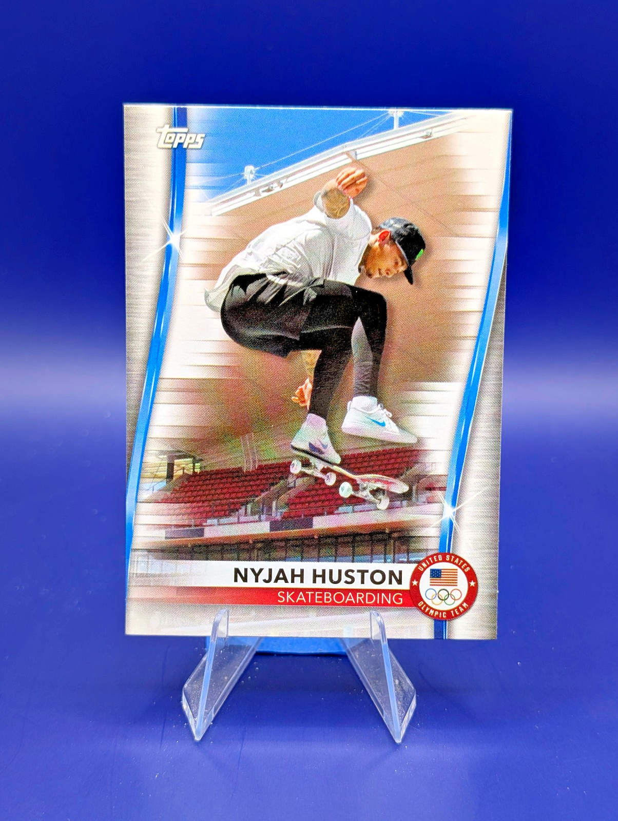 2021 Topps U.S. Olympic & Paralympic Team and Hopefuls – Nyjah Huston #1