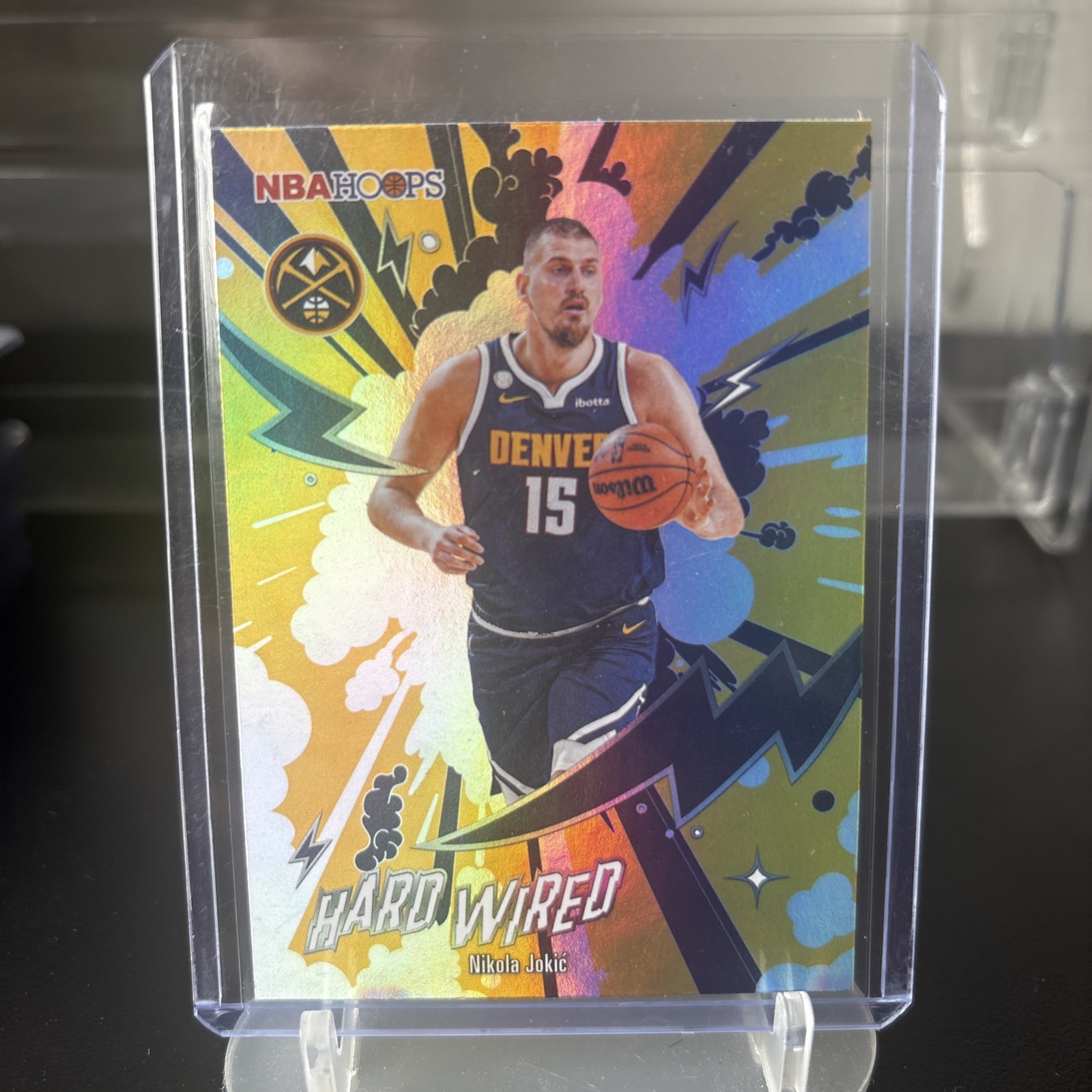 Topps 2026 NBA Hoops Hard-Wired Insert HW-2 Nikola Jokic Denver Nuggets NBA