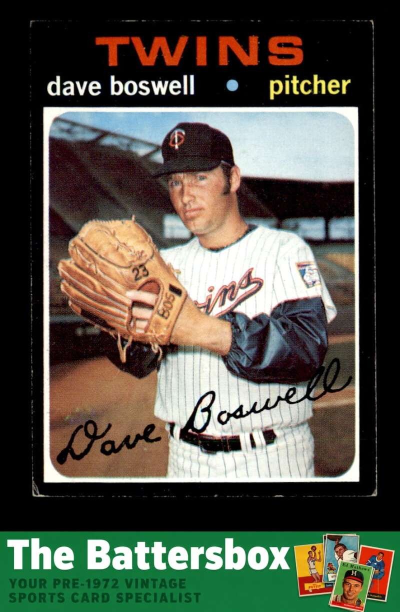 1971 Topps #675 Dave Boswell VG/VGEX X3769496