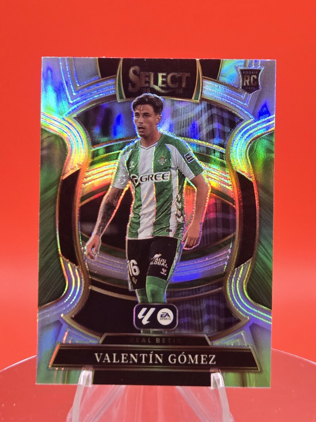 Valentín Gómez 2025-26 Panini Select La Liga RC Silver Terrace Real Betis #26