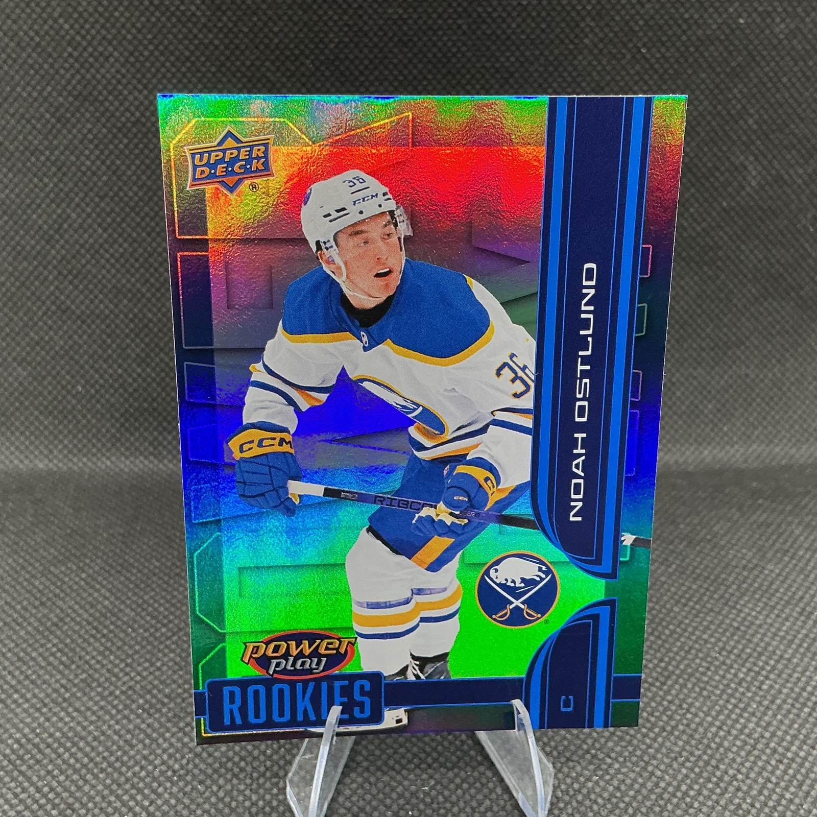 Noah Ostlund 2025-26 Upper Deck #PY-15 Power Play Buffalo Sabres