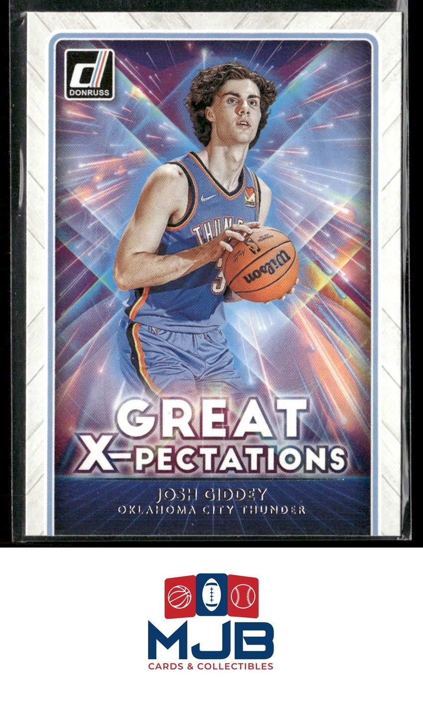 2021-22 Donruss Josh Giddey Great X-pectations Rookie #19 Oklahoma City Thunder