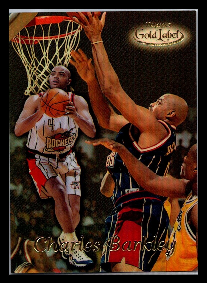 CHARLES BARKLEY (HOF) 1999 TOPPS GOLD LABEL HOLO INSERT NM/MT #GL5 LOOK!!!