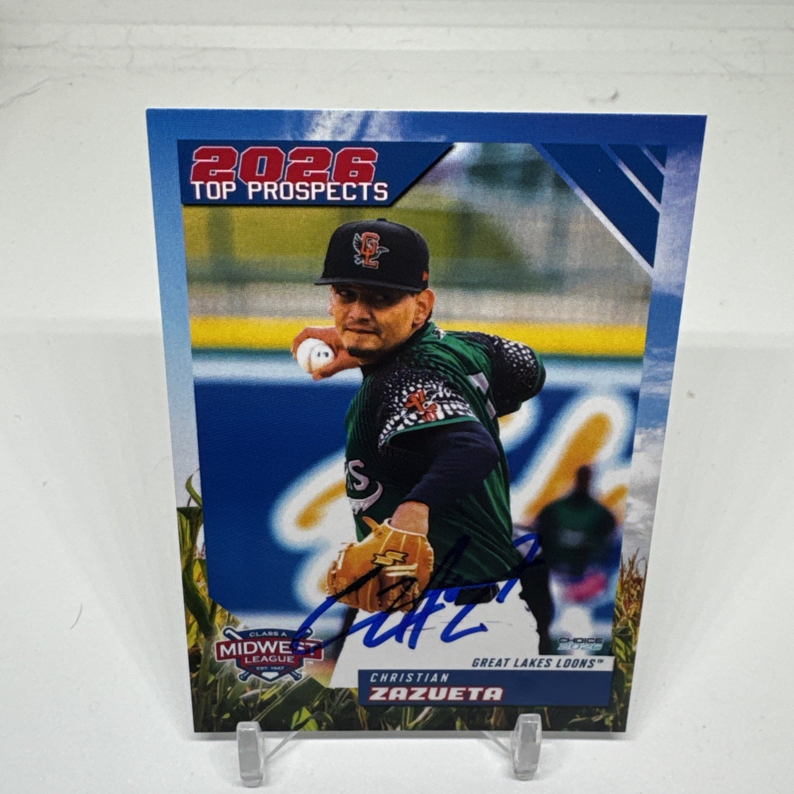 2026 Choice MWL All Stars Team Set Card SIGNED Christian Zazueta Dodgers
