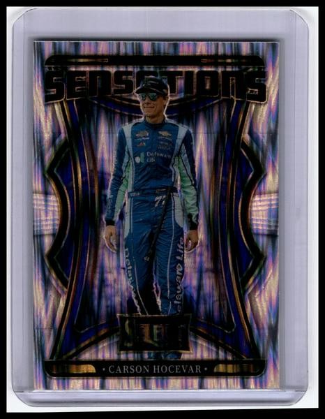 2025 Panini Select #20 Carson Hocevar Sensations Flash Prizms
