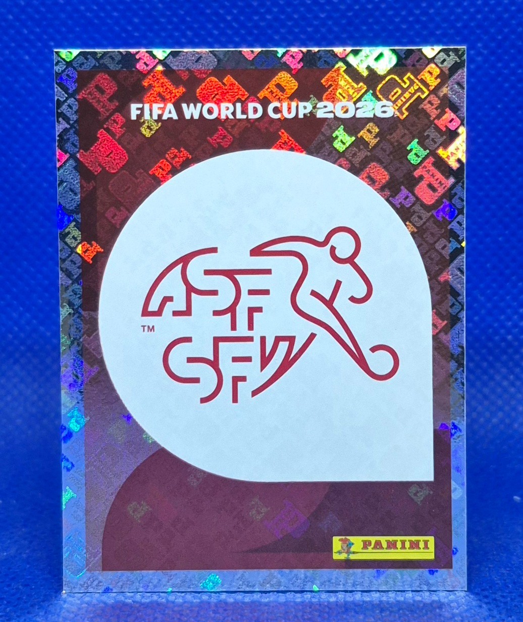 2026 Panini FIFA World Cup Sticker Switzerland Team Logo #SUI 1 -US Edition
