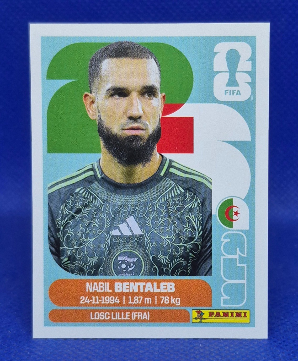 2026 Panini FIFA World Cup Sticker Nabil Bentaleb #ALG 12 – Algeria