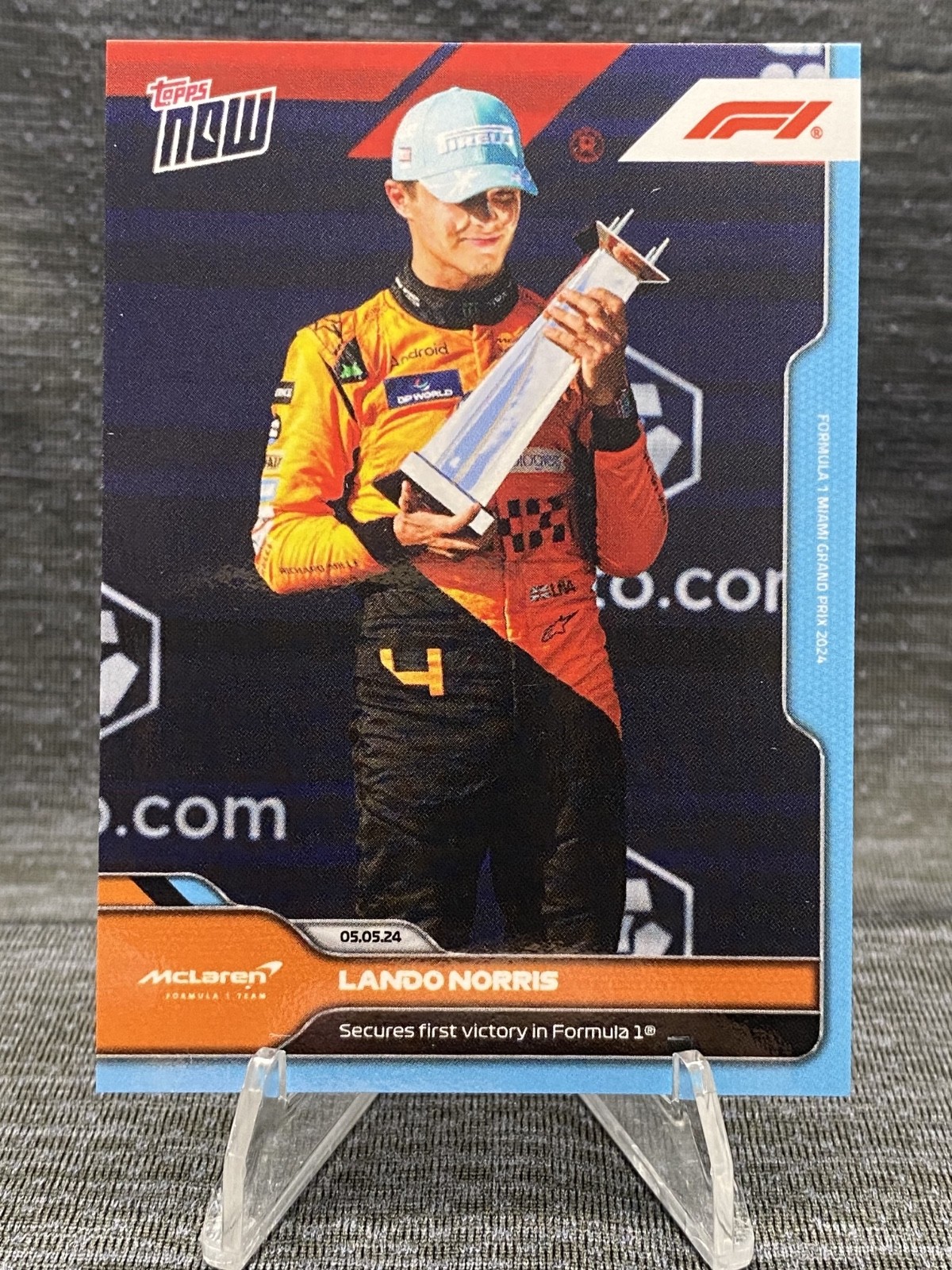 2024 Topps Now Formula 1/9343 – Lando Norris #012 First Victory