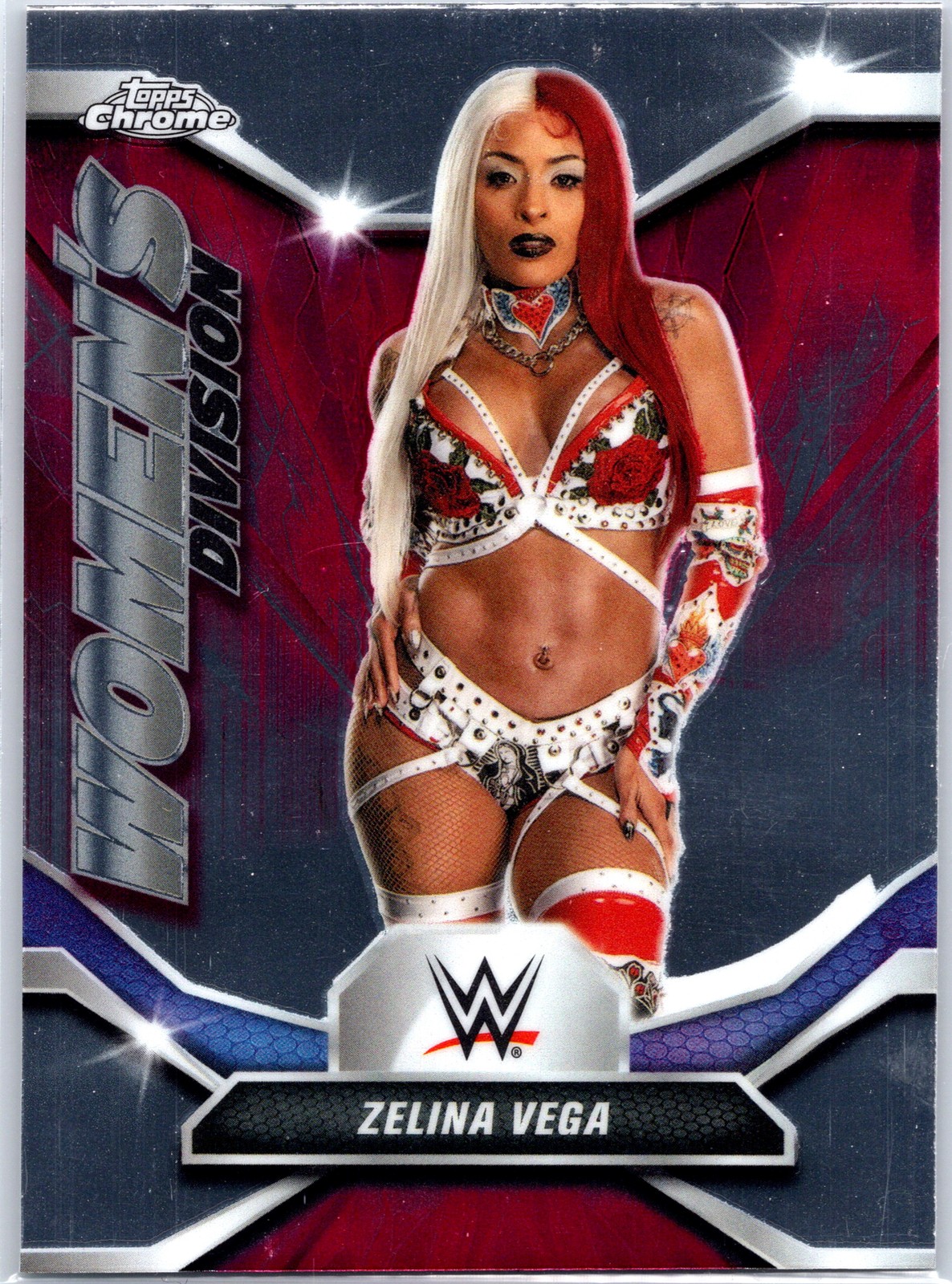 2026 Topps Chrome WWE #WDV-40 Zelina Vega Women’s Division