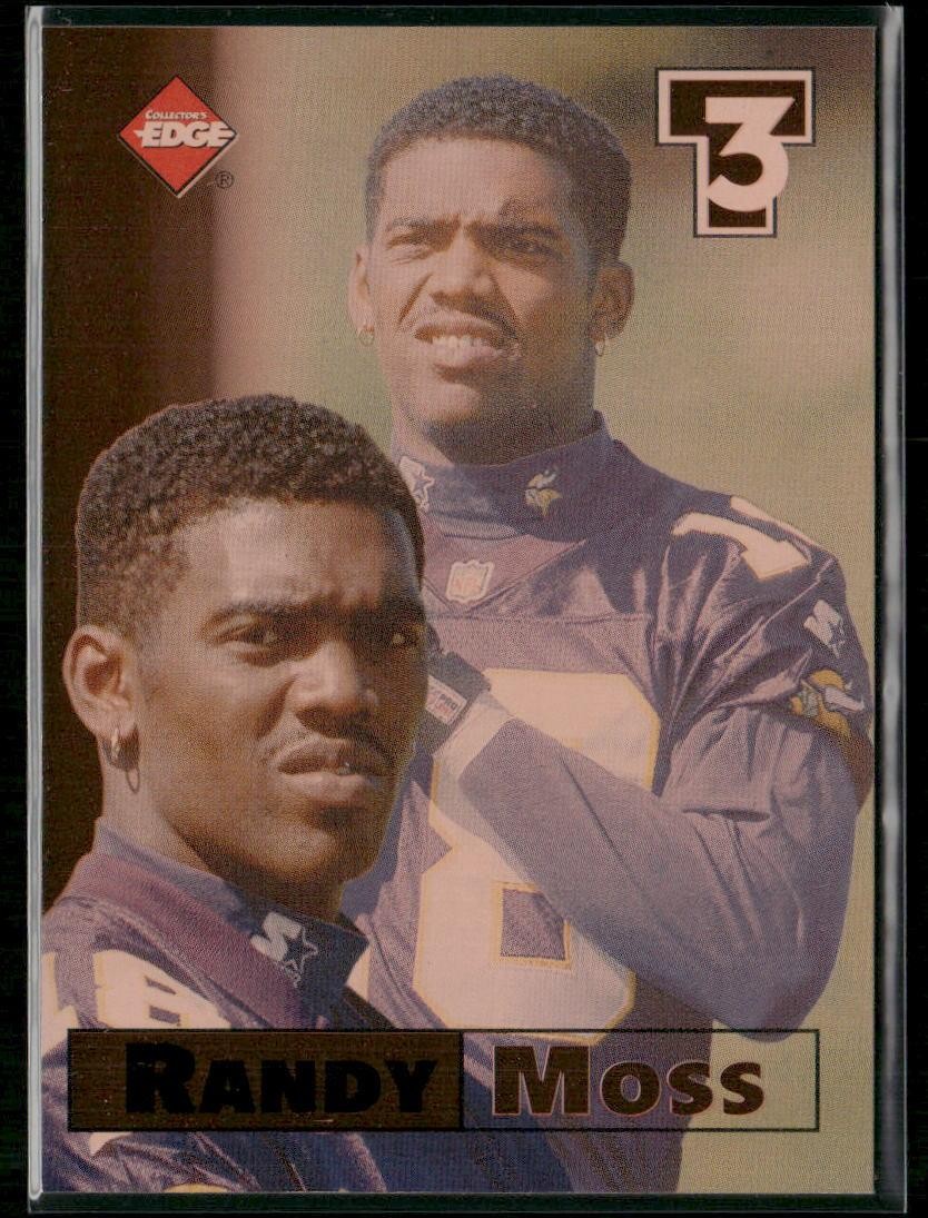 1998 Collector’s Edge First Place #3 Randy Moss Triple Threat
