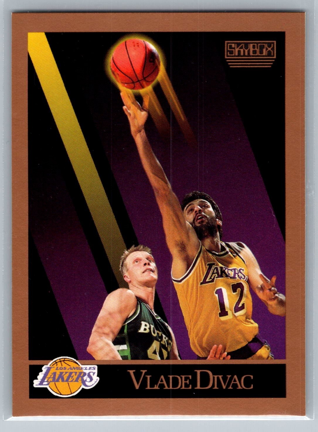 1990-91 Skybox #135 Vlade Divac RC Los Angeles Lakers