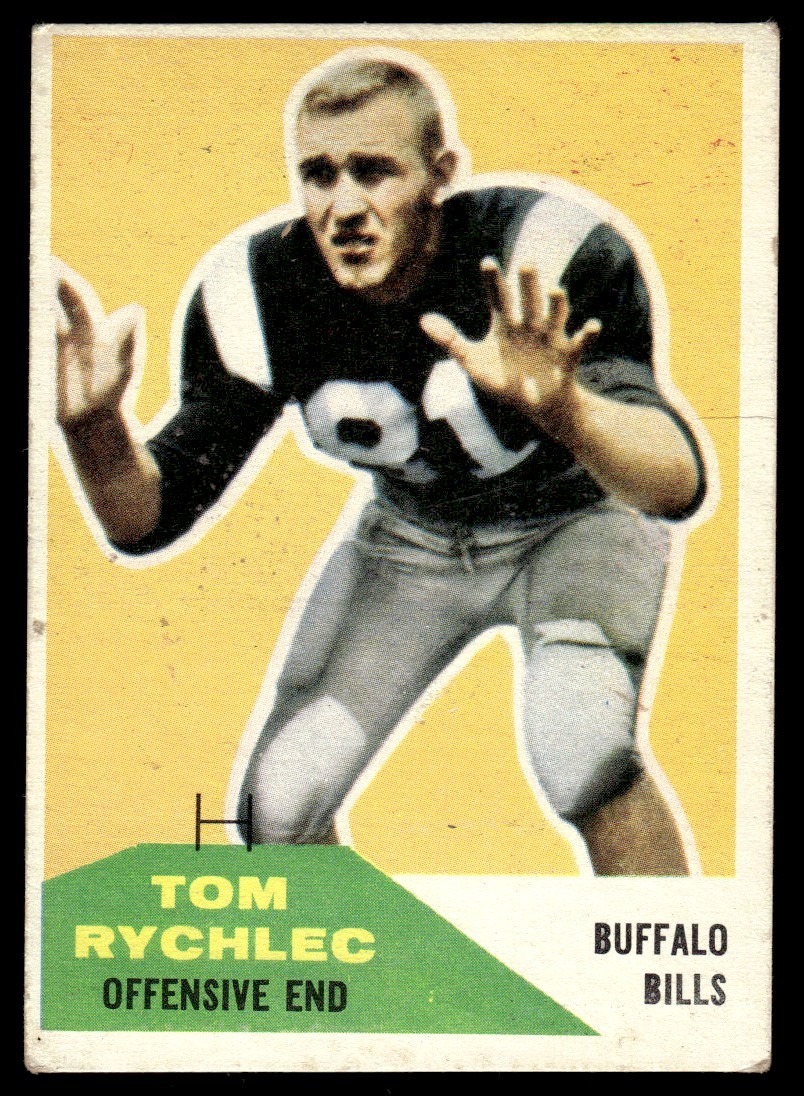 1960 Fleer Tom Rychlec Buffalo Bills #85