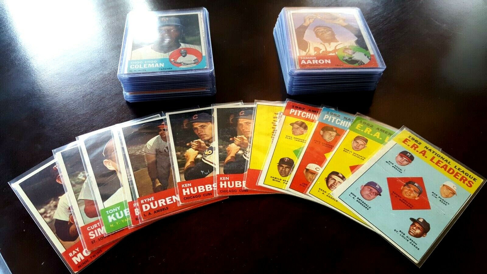 1963 topps baseball cards #61 to #110, complete your set