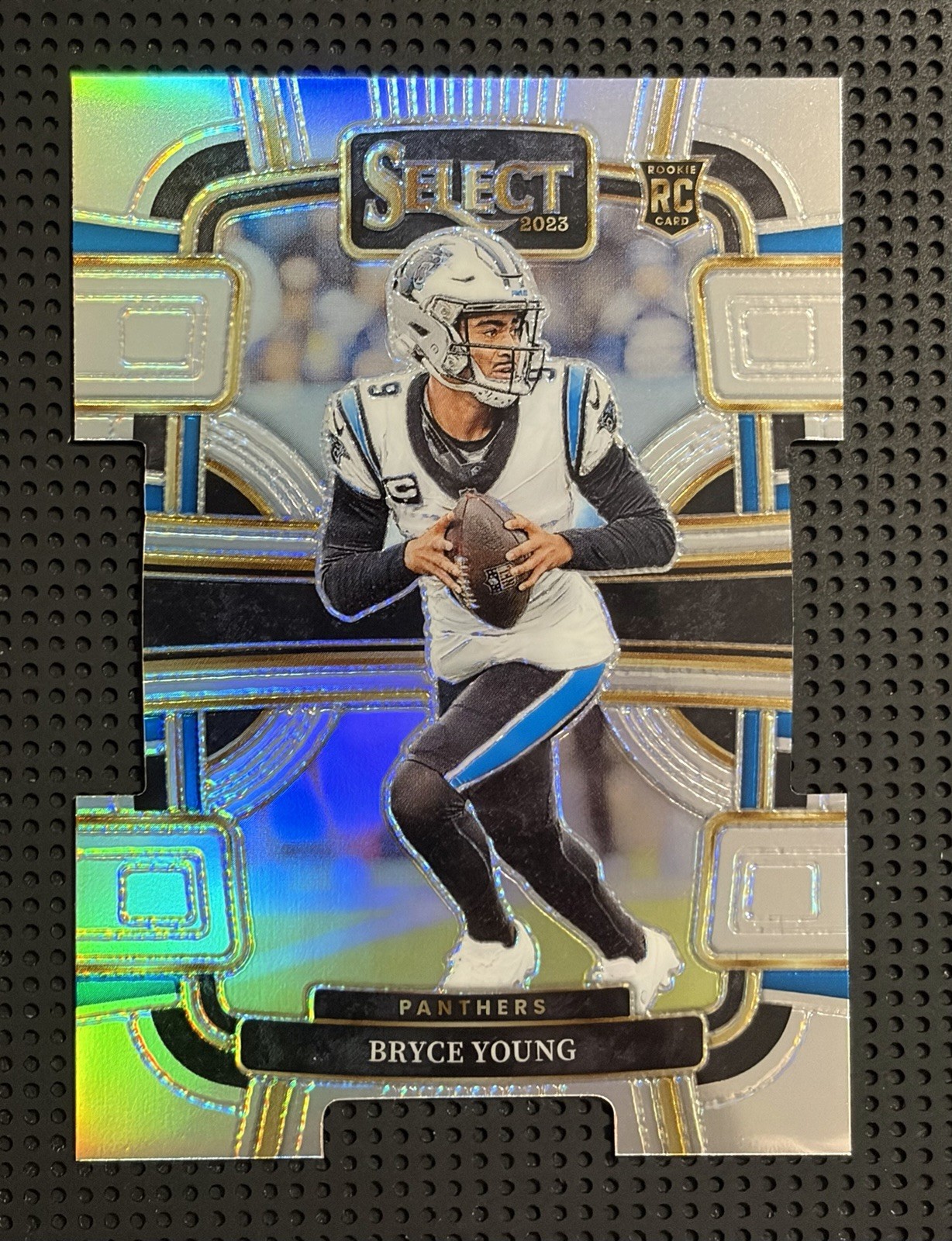Bryce Young 2023 Panini Select ROOKIE Silver Prizm Die Cut #14 Carolina Panthers