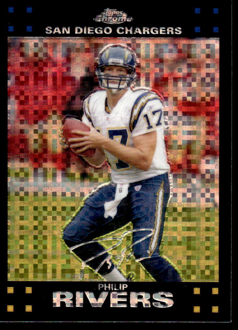 2007 Topps Chrome #TC8 Philip Rivers FOOTBALL San Diego Chargers