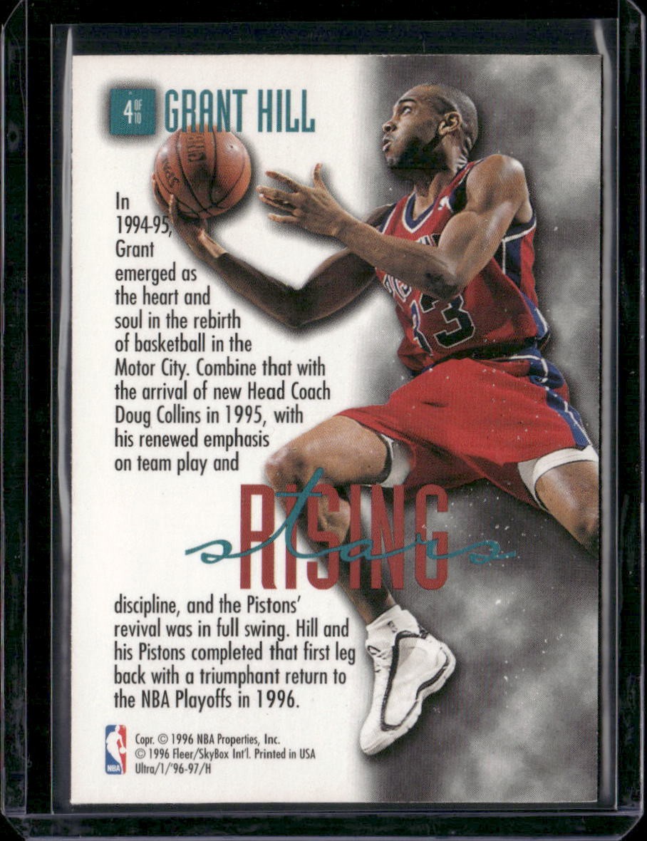 1996-97 Ultra #4 Grant Hill Rising Stars