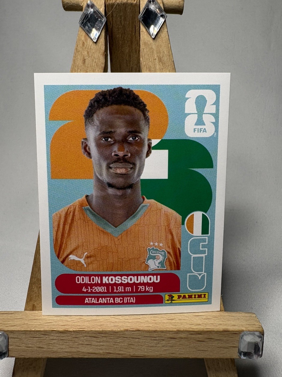 ODILON KOSSOUNOU 2026 Panini FIFA World Cup Sticker #CIV5 Ivory Coast