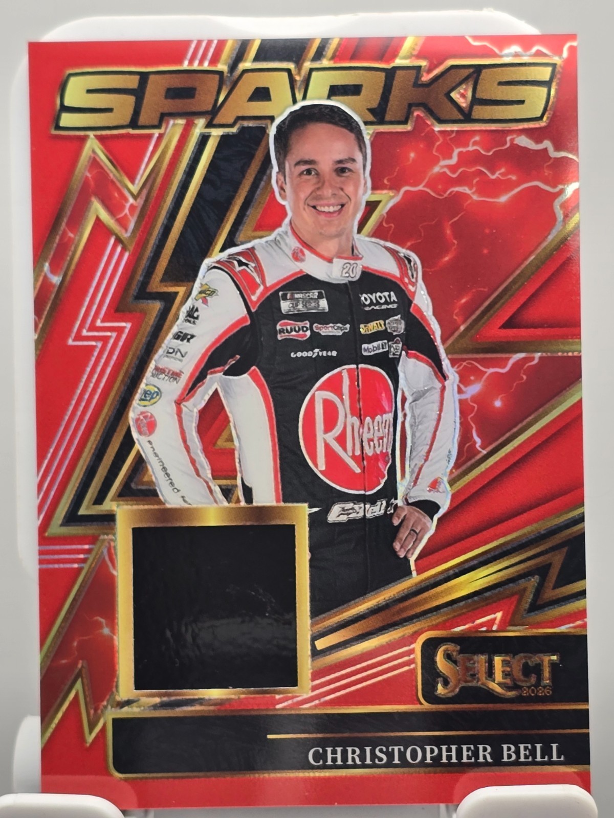 2026 Select Racing – Christopher Bell – Sparks – Red /99 – #SP-CBL 2