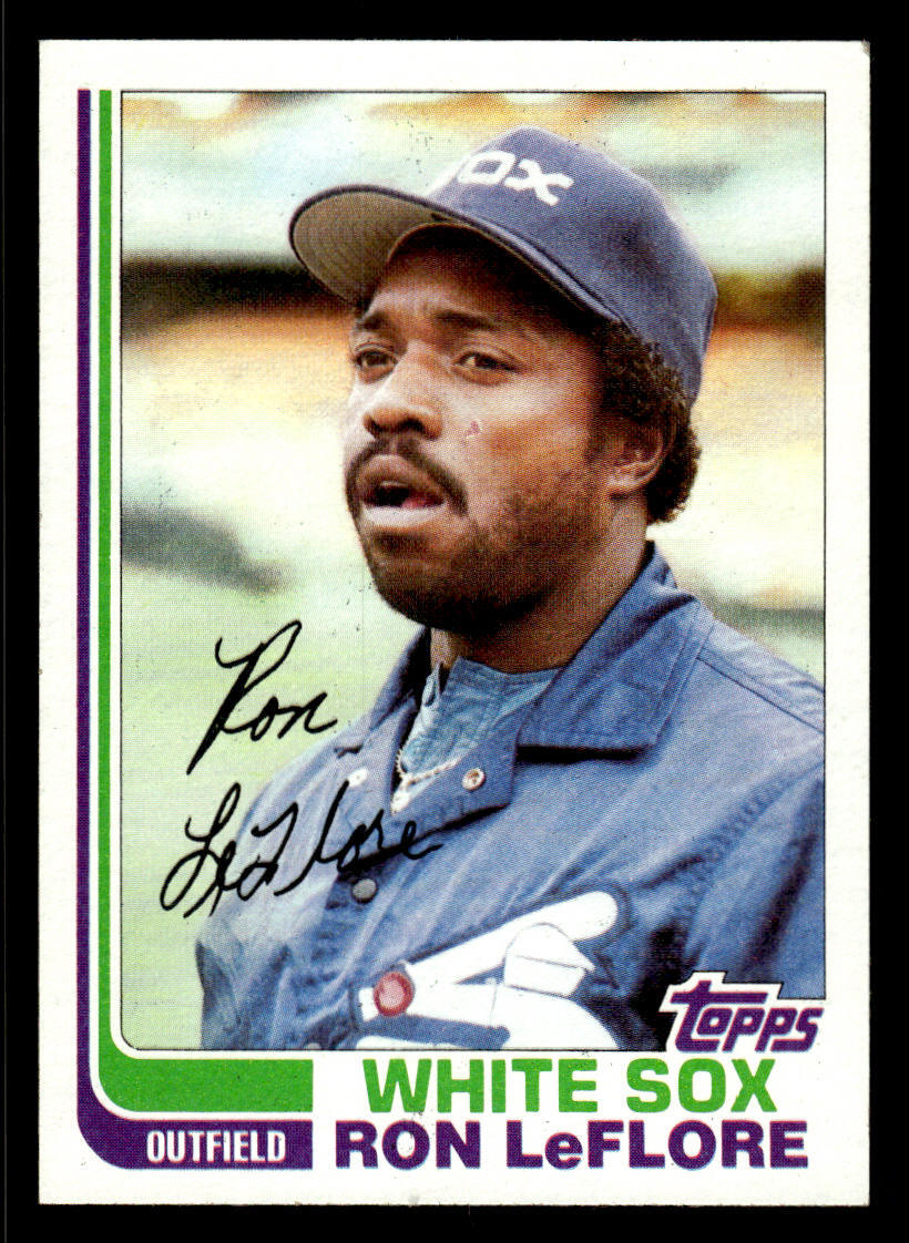 1982 Topps #140 Ron LeFlore Card Chicago White Sox