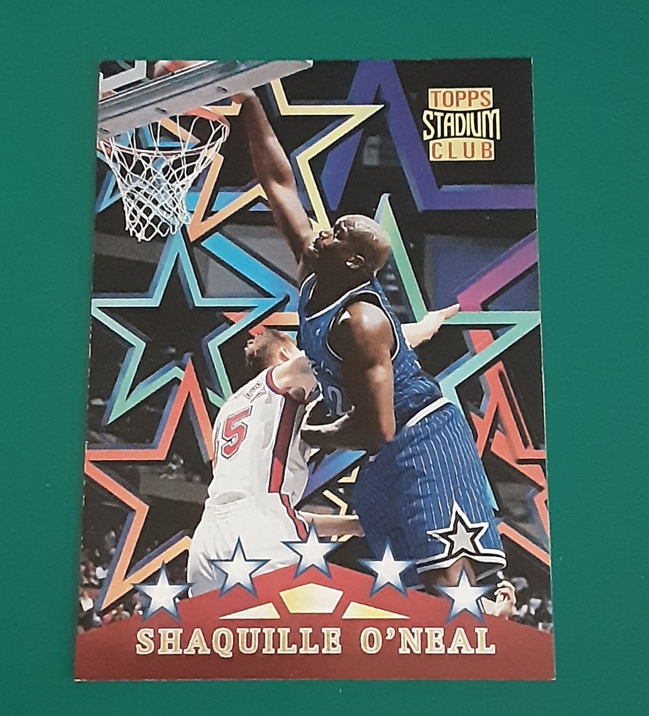 🏀 1996-97 Topps Stadium Club – Special Forces Shaquille O’Neal #SF5 🏀