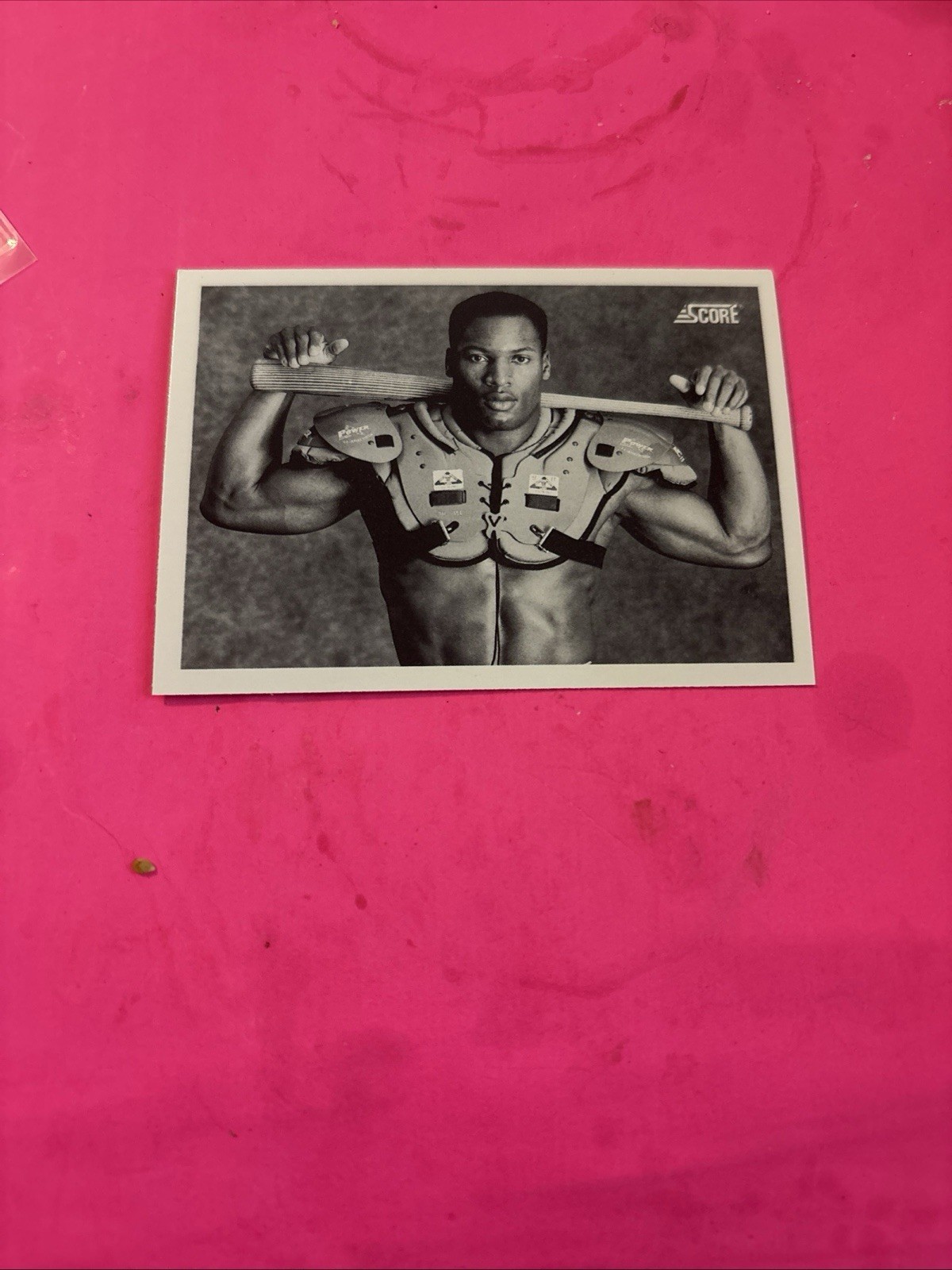 BO JACKSON 1990 Score Baseball/ Football Card #697 Iconic Bo Knows MLB/NFL Image