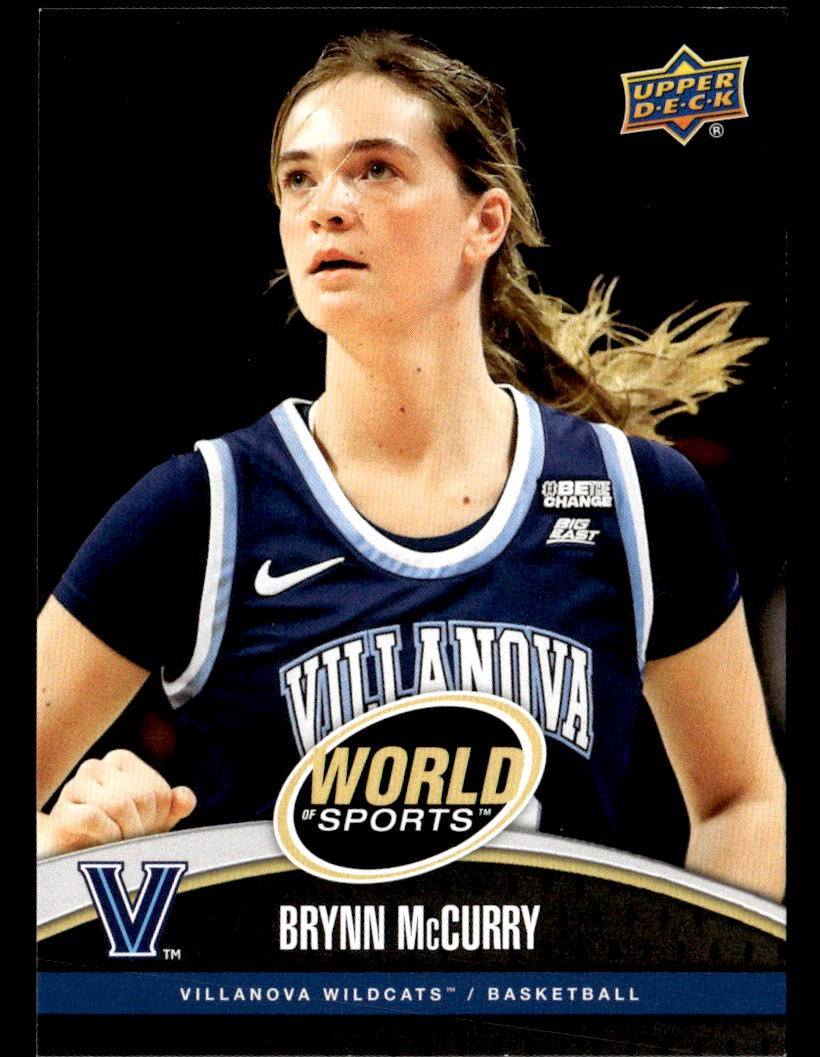 Brynn McCurry 2025 Upper Deck World of Sports Card #255 Villanova Wildcats