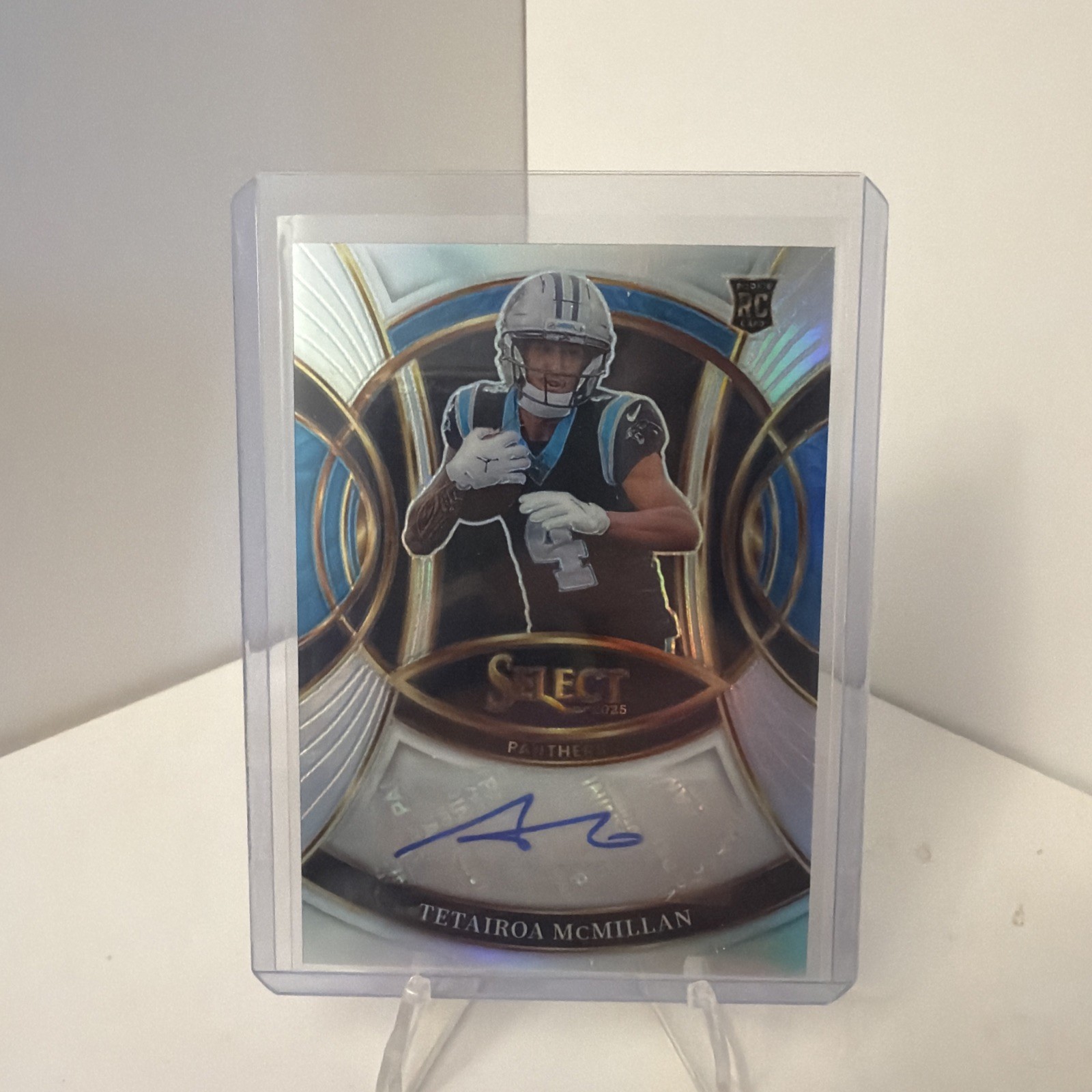 Tetairoa McMillan – 2025 Select Rookie Signatures Silver Prizm Auto #RSI-TMN