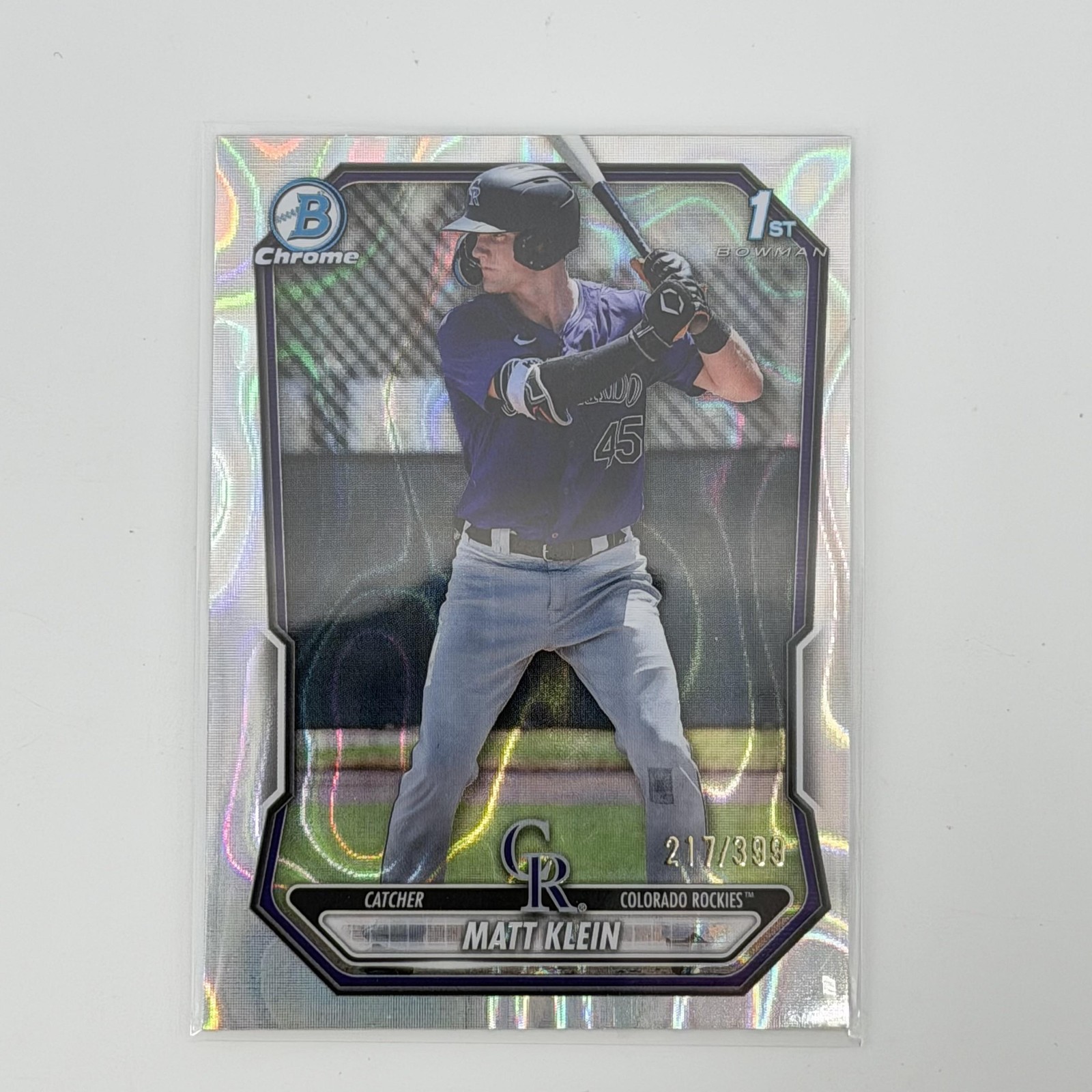 2026 Bowman #BCP-146 Matt Klein Chrome Prospects Lava Refractor 217/399